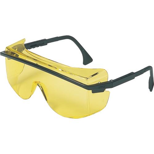 Lunettes de s&eacute;curit&eacute; Uvex Astrospec OTG 3001, Lentille Ambr&eacute;e, Anti-&eacute;gratignures, ANSI Z87+/R&eacute;pond ou surpasse la norme CSA Z94.3 PB Rental Co. Ltd.