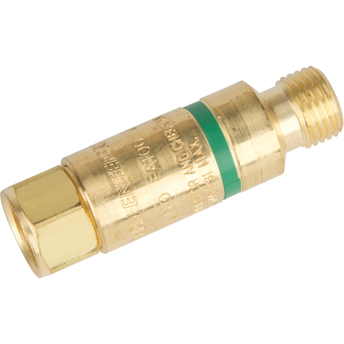 Flashback Arrestors - Oxy/Fuel Gas, Fuel Gas (red)/Oxygen (green), Torch Style PB Rental Co. Ltd.