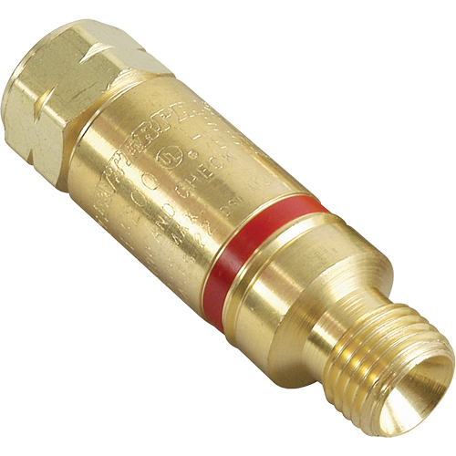 Flashback Arrestors - Oxy/Fuel Gas, Fuel Gas (red)/Oxygen (green), Regulator Adaptor Style PB Rental Co. Ltd.