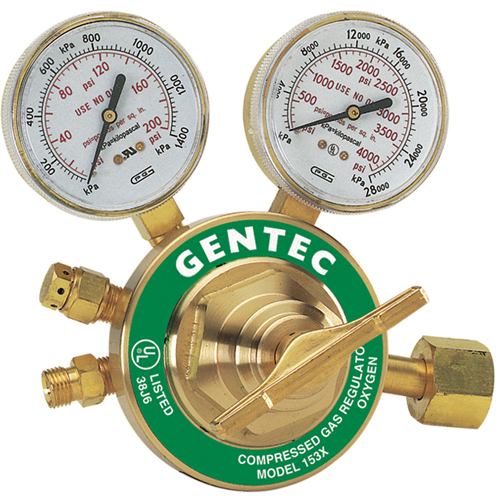 D&eacute;tendeurs &agrave; simple d&eacute;tente - S&eacute;rie 153, Oxyg&egrave;ne, Entr&eacute;e CGA540 PB Rental Co. Ltd.