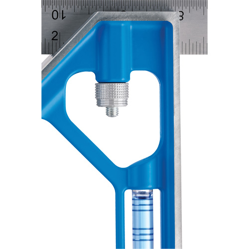 &eacute;querre combin&eacute;e True Blue, 12" lo, 1/16" Graduations, Acier, Ordinaire PB Rental Co. Ltd.
