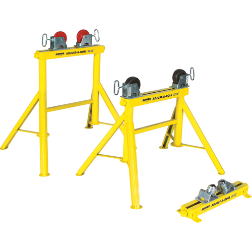 Adjust-A-Rolls&reg; Stand, 1000 lbs. Load Capacity, 36" Pipe Capacity PB Rental Co. Ltd.