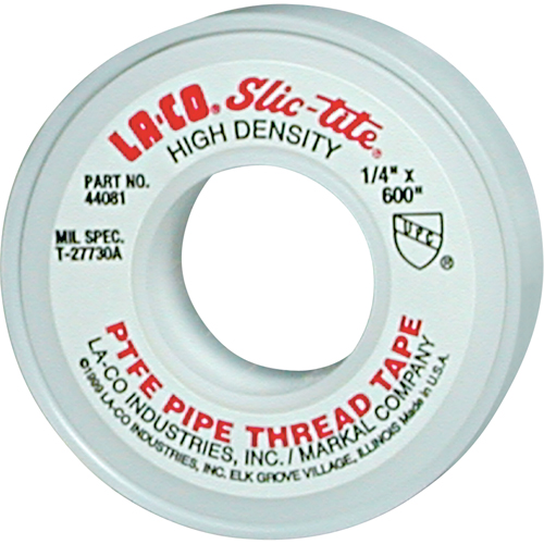 Slic-Tite&reg; PTFE Thread Tape, 300" L x 3/4" W, White PB Rental Co. Ltd.