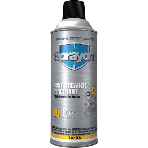 LU103 Rust Breaker Penetrant, Aerosol Can, 16 oz. PB Rental Co. Ltd.