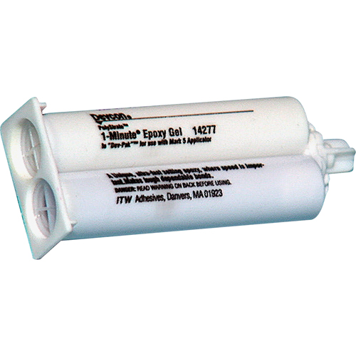 1-Minute Adhesive, 50 ml, Dual Cartridge, Two-Part, Amber PB Rental Co. Ltd.