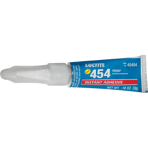 454 Prism&reg; Instant Adhesive Gel, Clear, Tube, 3 g PB Rental Co. Ltd.