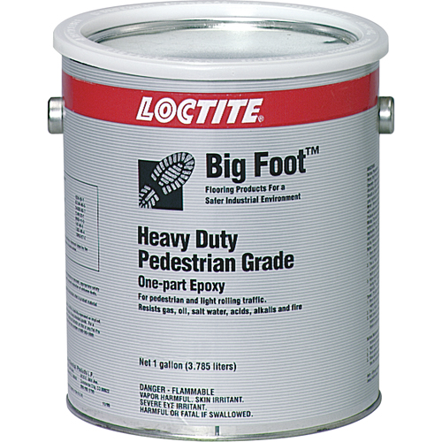 Rev&ecirc;tement antid&eacute;rapant robuste pour plancher Big Foot de calibre pi&eacute;ton, 1 gal., &eacute;poxy, Noir PB Rental Co. Ltd.