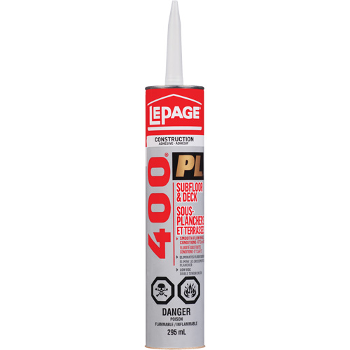 Adh&eacute;sif PL 400 de LePage PB Rental Co. Ltd.