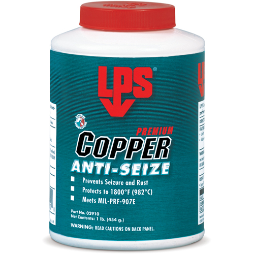 Copper Anti-Seize, 1/2 lbs., Bottle, 1800°F (982°C) Max Temp. PB Rental Co. Ltd.