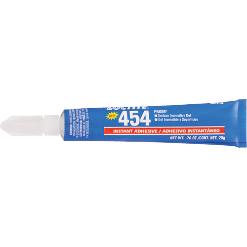 Gel adh&eacute;sif instantan&eacute; Prism 454, Transparent, Tube, 20 g PB Rental Co. Ltd.