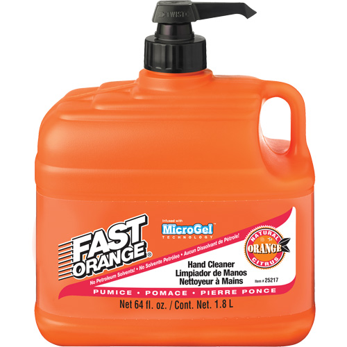 Hand Cleaner, Pumice, 1.89 L, Pump Bottle, Orange PB Rental Co. Ltd.