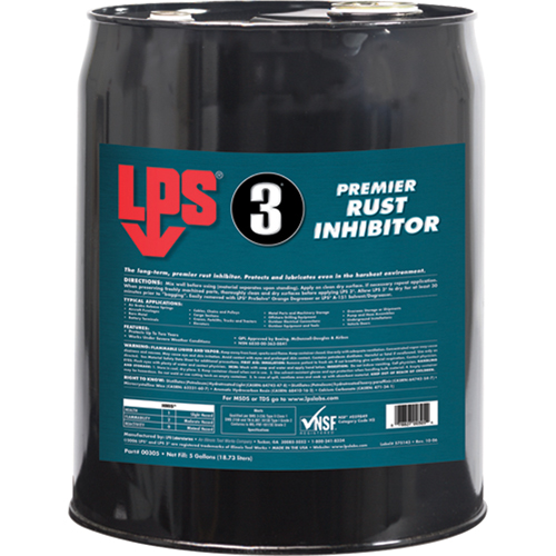 3&reg; Premier Rust Inhibitor, Pail PB Rental Co. Ltd.