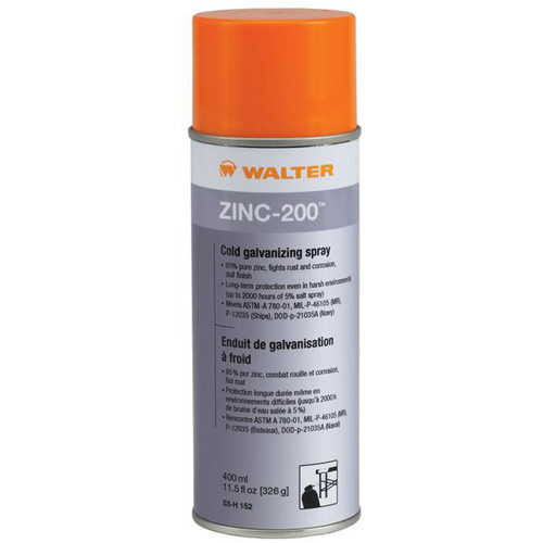 Zinc-200 Cold Galvanizing Spray, Aerosol Can PB Rental Co. Ltd.