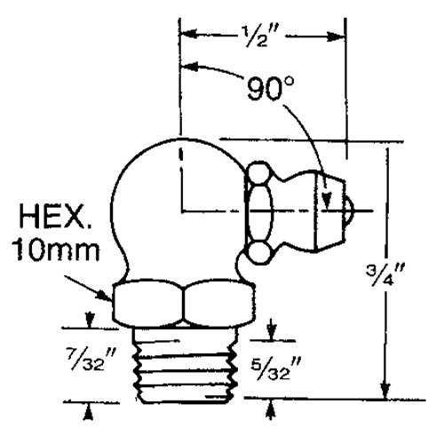 Fitting, 8 mm Thread PB Rental Co. Ltd.