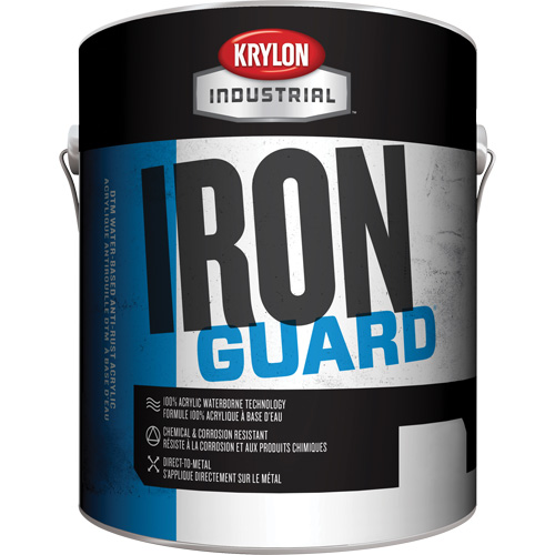 Industrial Iron Guard&reg; Water-Based Enamel, 3.78 L, Gallon, Red PB Rental Co. Ltd.