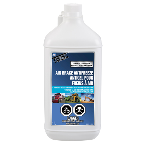 Antigel pour freins &agrave; air Turbo Power, Bouteille PB Rental Co. Ltd.