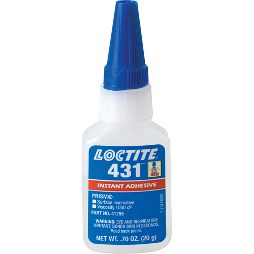 Adh&eacute;sif instantan&eacute;  431 pour toute surface, Transparent, Bouteille, 20 g PB Rental Co. Ltd.