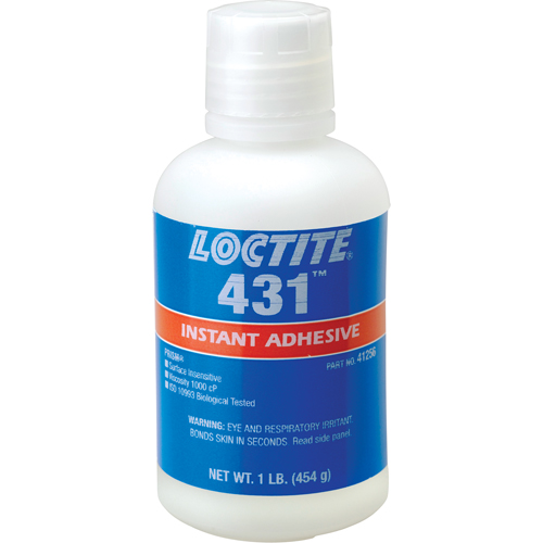 Adh&eacute;sif instantan&eacute;  431 pour toute surface, Transparent, Bouteille, 454 g PB Rental Co. Ltd.