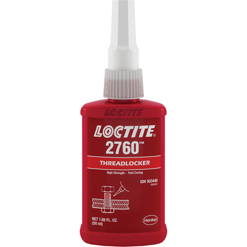 Compos&eacute; de blocage 2760 adh&eacute;sif instantan&eacute;, Rouge, &eacute;lev&eacute;, 50 ml, Bouteille PB Rental Co. Ltd.