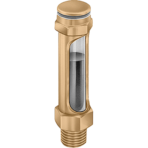 Indicateurs de niveau &agrave; liquide en laiton - Droits, Filet&eacute;, 14-1/4" lo, 225°F (107,22° C) PB Rental Co. Ltd.