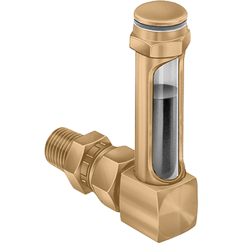 Indicateurs de niveau &agrave; liquide en laiton - Raccords universels, Filet&eacute;, 8-11/16" lo, 225°F (107,22° C) PB Rental Co. Ltd.