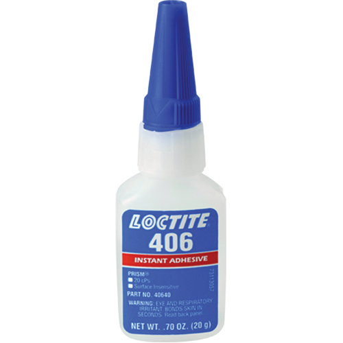 Prism 406 Instant Adhesive, Clear, Bottle, 0.7 fl. oz. PB Rental Co. Ltd.
