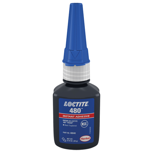 480 Instant Adhesive, Black, Tube, 20 g PB Rental Co. Ltd.