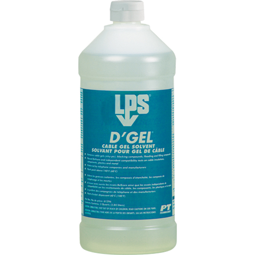 D'Gel&reg; Cable Gel Solvent, 32 oz., Bottle PB Rental Co. Ltd.