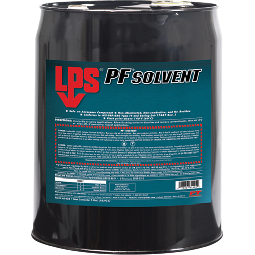 PF&reg; Solvent, Pail PB Rental Co. Ltd.