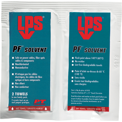 Solvant PF, Sachets PB Rental Co. Ltd.