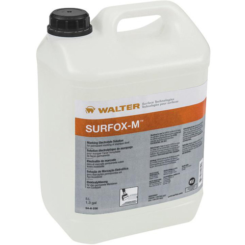 SURFOX-M Stainless Steel Marking Electrolyte PB Rental Co. Ltd.