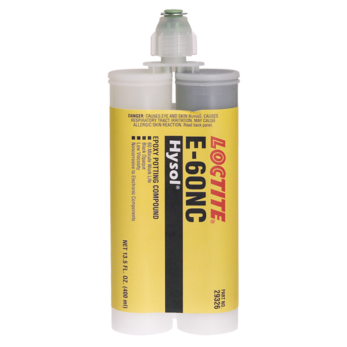 E-60NC Electrically Non-Corrosive Structural Adhesives, 400 ml, Dual Cartridge, Two-Part, Black PB Rental Co. Ltd.