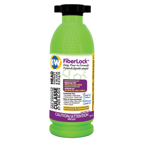 Fluide de r&eacute;paration pour joint de culasse et bloc-moteur Fiberlock, Bouteille, Beige PB Rental Co. Ltd.