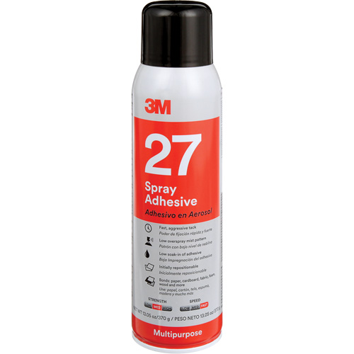 27 Multi-Purpose Spray Adhesive, Clear, Aerosol Can PB Rental Co. Ltd.