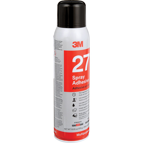 27 Multi-Purpose Spray Adhesive, Clear, Aerosol Can PB Rental Co. Ltd.