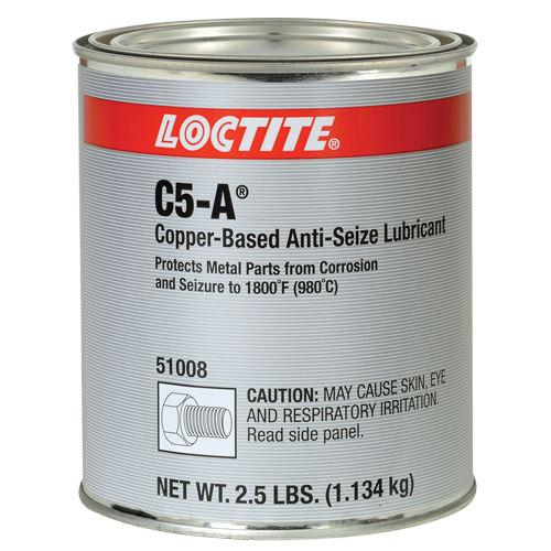 Loctite&reg; 8008 C5-A Copper Anti-Seize Lubricant, 2.5 lbs., Can, 1800°F (982°C) Max Temp. PB Rental Co. Ltd.