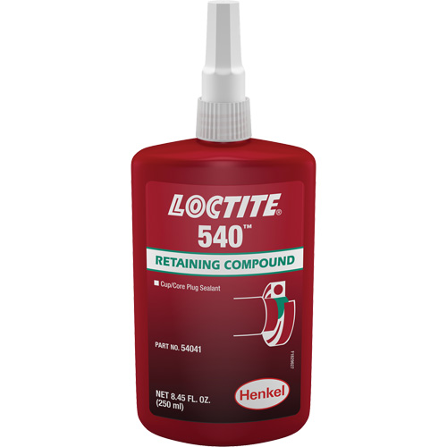 Compos&eacute; de retenue Loctite 540, 250 ml, Bouteille, Bleu PB Rental Co. Ltd.
