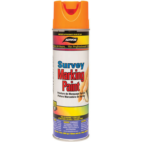 Peinture de marquage &agrave; base de solvant, 17 oz, Canette a&eacute;rosol PB Rental Co. Ltd.