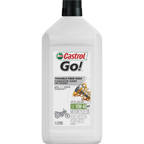 Huile pour moteur de moto 4 temps 10W40 GRANDPRIX, 1 L, Bouteille PB Rental Co. Ltd.
