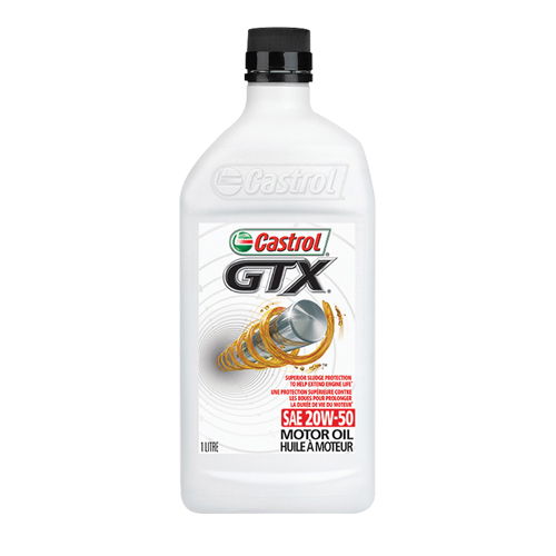 Huile &agrave; moteur 20W50 GTX, 1 L, Bouteille PB Rental Co. Ltd.