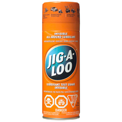 Lubrifiant &agrave; vaporiser Jig-A-Loo, Canette a&eacute;rosol PB Rental Co. Ltd.