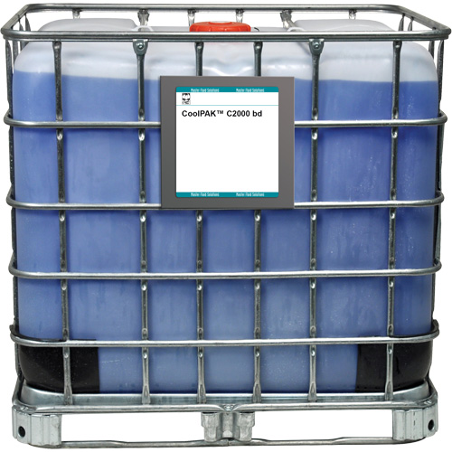 Liquide pour le travail des m&eacute;taux synth&eacute;tique CoolPAK, R&eacute;servoir GRV PB Rental Co. Ltd.