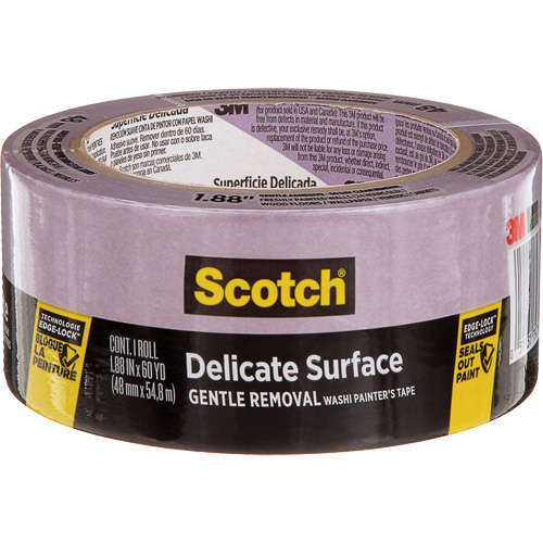 Scotch&reg; Delicate Surface Painter's Tape 2080, 48 mm (1-7/8") x 55 m (180'), Purple PB Rental Co. Ltd.