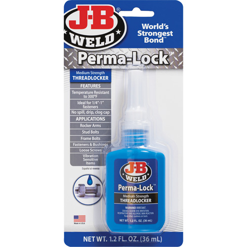 Compos&eacute; de blocage Perma-Lock, Bleu, Moyen, 36 ml, Bouteille PB Rental Co. Ltd.