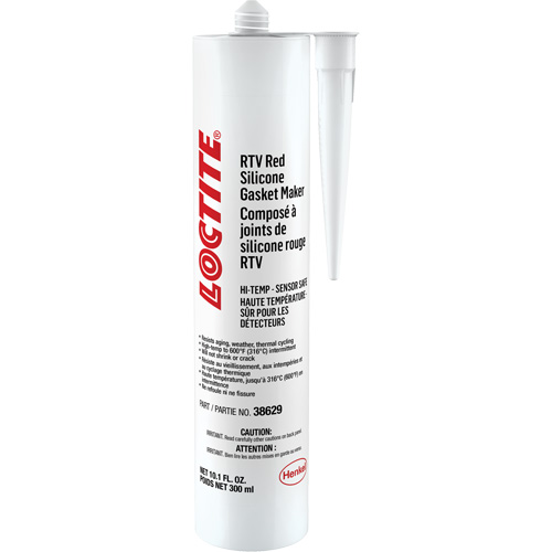 596 High Temp RTV Silicone Sealant, Cartridge, Red PB Rental Co. Ltd.