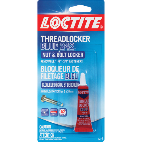 242 Threadlocker, Blue, Medium, 6 ml, Tube PB Rental Co. Ltd.