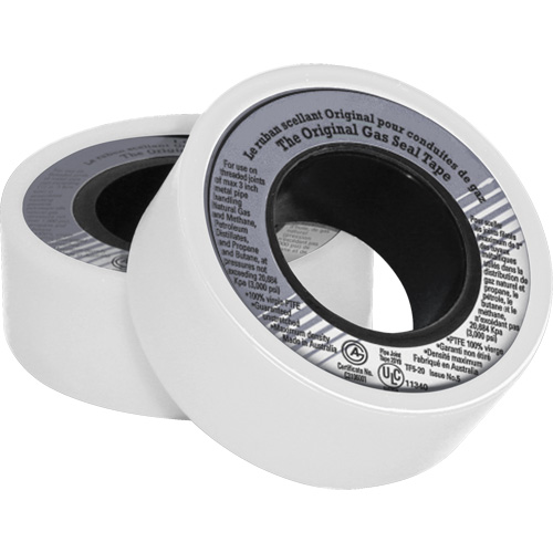 Ruban d'&eacute;tanch&eacute;it&eacute; pour filet en PTFE, 480" lo x 3/4" la, Blanc PB Rental Co. Ltd.