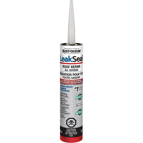 Mat&eacute;riau de r&eacute;paration de toiture toutes saisons LeakSeal PB Rental Co. Ltd.