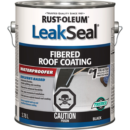 Rev&ecirc;tement de toiture &agrave; base de fibre LeakSeal PB Rental Co. Ltd.