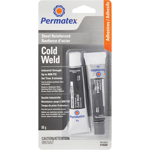 Cold Weld Bonding Compound, 2 x 28 g, Tube, Two-Part, Grey PB Rental Co. Ltd.